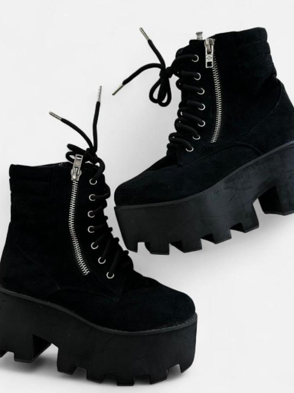 Current Mood Greenpoint Platform Zip Boots 10M